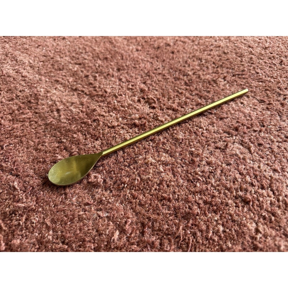 Gold Long  Handle Stir Spoon Tea Coffee Flatware‎ Dinnerware Minimalist
